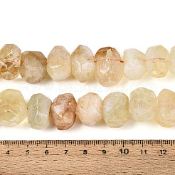 Природный желтый кварц нитей бисера&nbsp;G-N347-18A-03