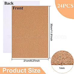 24 Stück Kork-Isolierplatten&nbsp;DIY-BC0015-59