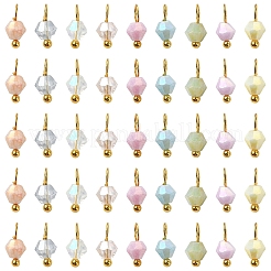 100шт 10 цвета стеклянные подвески&nbsp;PALLOY-YW00100