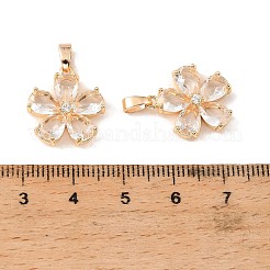 Pendenti in ottone e zirconi trasparenti&nbsp;KK-G558-05G