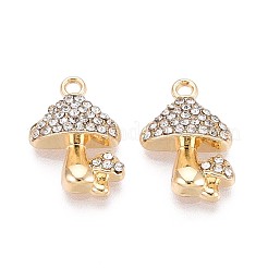 Подвески из сплава со стразами PALLOY-T091-25M-G