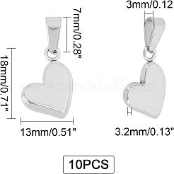 Breloques en acier inoxydable 304&nbsp;STAS-UN0013-45P
