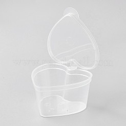 45ml scatola di condimento a forma di cuore&nbsp;CON-WH0031-01