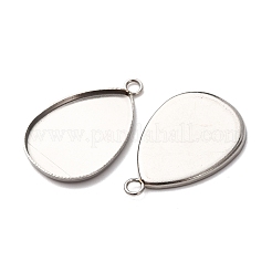 Оправы для подвесок из нержавеющей стали 304 в виде кабошонов STAS-D379-08B-P
