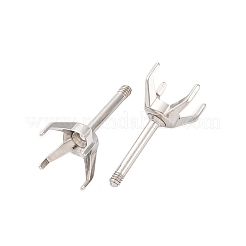 Boucles d'oreilles à tige en acier inoxydable 304&nbsp;STAS-B091-02B-06P