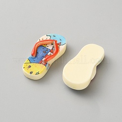 Cabochons en résine opaque&nbsp;RESI-WH0035-75B