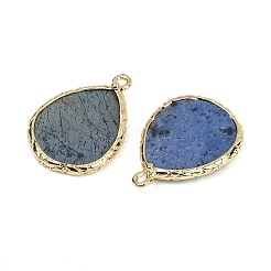 Подвески из натурального дюмортьерита&nbsp;G-K347-08G-03