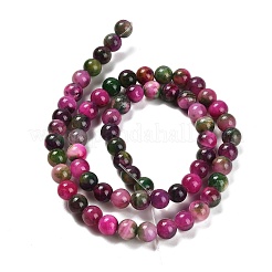 Abalorios de jade amarillo natural hebras&nbsp;G-B128-A05-02