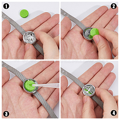 2 сумка 2 стиля браслеты-цепочки из нержавеющей стали для часов&nbsp;BJEW-FH0001-12