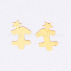 Cabujones de latón&nbsp;KK-WH0034-54G-04