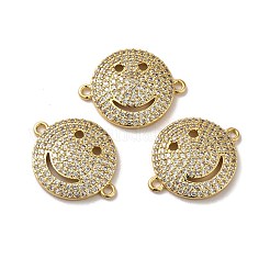 Экологичные подвески из латуни с микро-паве из прозрачного кубического циркония&nbsp;KK-F853-31G