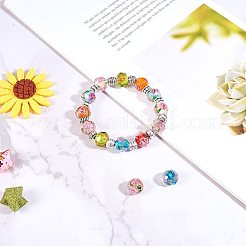 Бусины ручной работы бусины золотого песка LAMP-PH0002-11