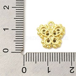 Настоящая 18-каратная позолоченная стойка с покрытием из латуни с микропаве из кубических цирконий подвески-шармы&nbsp;KK-S396-03C