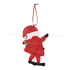 Décorations de pendentif en argile polymère faites à la main du père Noël de Noël&nbsp;LS-HJEW-P017-01E
