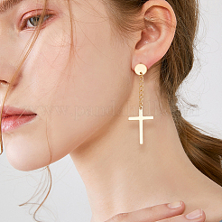 24 шт. 12 серьги-подвески из нержавеющей стали 304 EJEW-AN0003-52