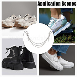 4 Stück dekorative Schuhkette aus Zinklegierung&nbsp;FIND-GO0003-81