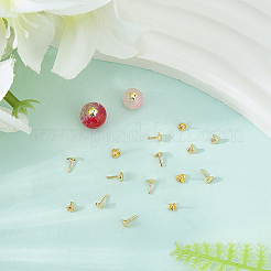 60 шт. 4 стиля латунные штифты-булавки-шармы&nbsp;KK-BBC0022-87