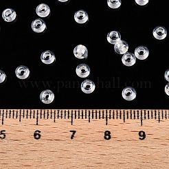 6/0 perline rotonde di vetro trasparenti all'interno colorate&nbsp;SEED-N006-004A