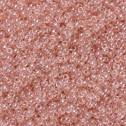 MIYUKIラウンドロカイユビーズ  日本製シードビーズ  （rr369)ピーチツヤ  11/0  2x1.3mm  穴：0.8mm  約1100PCS /ボトル  10 G /ボトル&nbsp;SEED-JP0008-RR0369
