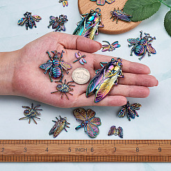 20 шт. 10 стиля подвески из сплава радужного цвета FIND-CD0001-04