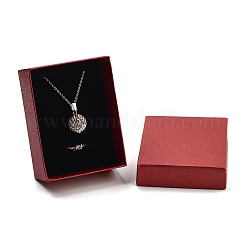 Прямоугольные ювелирные картонные шкатулки для драгоценностей&nbsp;CBOX-A009-02C