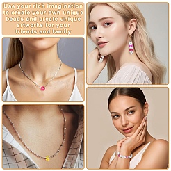 50 шт. Непрозрачные акриловые бусины&nbsp;OACR-YW0003-15