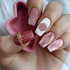 Modelli per nail art fai da te in acciaio inossidabile&nbsp;MRMJ-WH0092-111