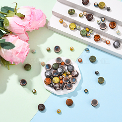 70шт 8 стиля фарфоровые бусины ручной работы&nbsp;PORC-YW0001-50