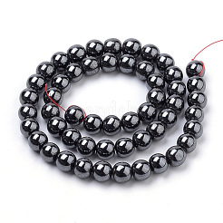 Non magnetici perle ematite sintetico fili&nbsp;G-S259-44-12mm