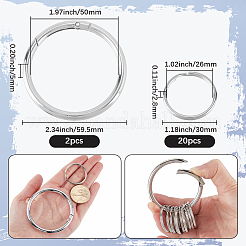 Железные застежки-брелки&nbsp;FIND-SP0003-72P