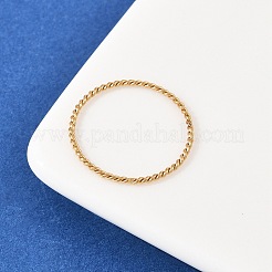 Anillos de dedo de acero inoxidable 304 para mujer&nbsp;RJEW-K301-08B-G