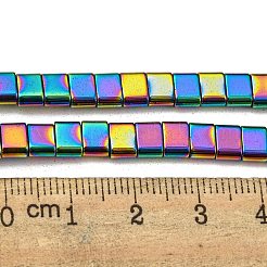 Chapelets de perles en hématite synthétique électrolytique sans magnétiques&nbsp;G-C106-B02-16B