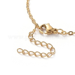 Colliers à chaîne en acier inoxydable 304&nbsp;NJEW-G335-41G