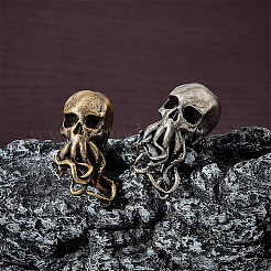 2 шт. латунные европейские бусины KK-FH0007-06AB