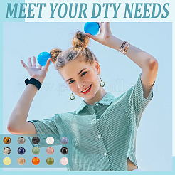 15 нити 15 стилей натуральные смешанные драгоценные камни бусины нити G-NB0005-19