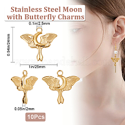 10 шт. подвески из нержавеющей стали FIND-BBC0002-82