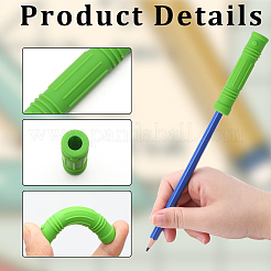 9 шт. 9 стиля силиконовых колпачков для карандашей&nbsp;AJEW-GF0011-96