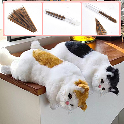 Пластиковые имитирующие усы животных для рукоделия и валяния&nbsp;DIY-WH0430-904B-05