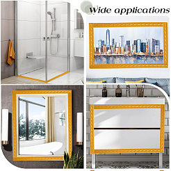 ПВХ самоклеящаяся гибкая молдинговая отделка&nbsp;DIY-WH20007-61B