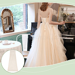 Замена заднего щитка женского свадебного платья&nbsp;DIY-WH0159-50B