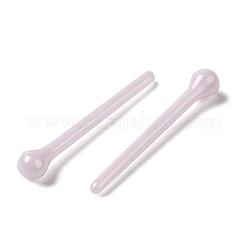 Гипоаллергенные серьги-гвоздики из биокерамики с цирконием и шариками из керамики EJEW-F340-02D