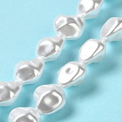 Fili di perle di plastica imitazione perla abs&nbsp;KY-F021-03-1