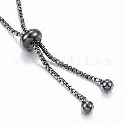 Регулируемые латунные браслеты-слайдеры из циркония BJEW-E317-43