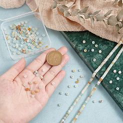 2 нити натуральных цветочных бусин амазонита нити G-PH0002-29