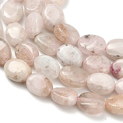 Натуральный розовый морганит бисер нитей G-H335-N01-6x8mm