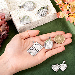 6 шт. 6 стиля подвески-медальоны из нержавеющей стали 316&nbsp;STAS-TA0003-24