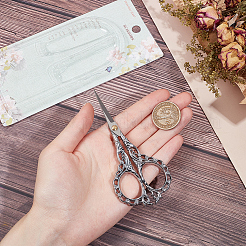 1 шт. ножницы из нержавеющей стали для цветков персика AJEW-SC0002-78C