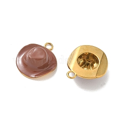Pendentifs en acier inoxydable 304 émaillés&nbsp;STAS-L316-15G