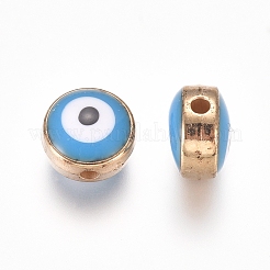 Акриловые эмалевые бусины&nbsp;LS-ACRC-WH0001-01B