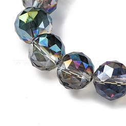 Прозрачные стеклянные бусины гальваническим пряди&nbsp;EGLA-N002-34D-F05